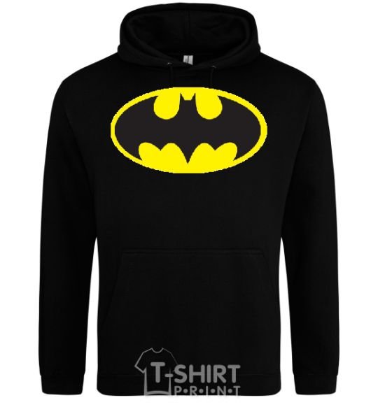 Men`s hoodie BATMAN original logo black фото