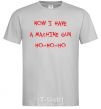 Men's T-Shirt MACHINE GUN grey фото