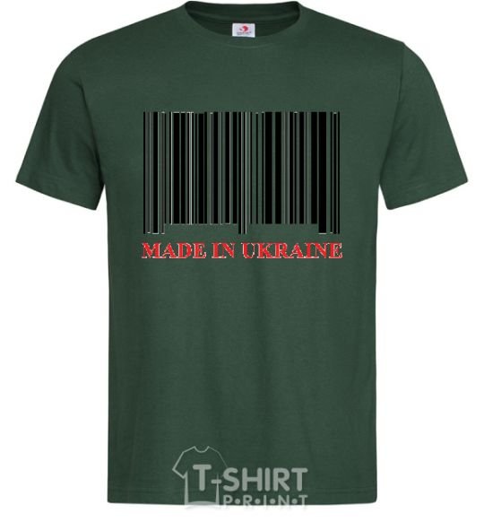 Мужская футболка Made in Ukraine Темно-зеленый фото