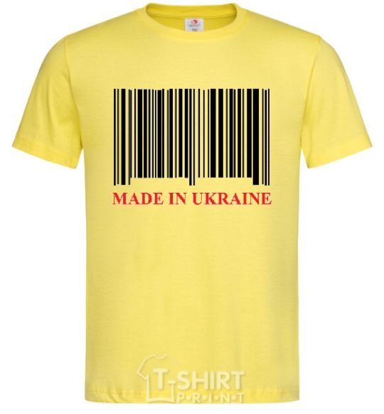 Men's T-Shirt Made in Ukraine cornsilk фото