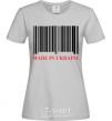 Women's T-shirt Made in Ukraine grey фото