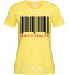 Women's T-shirt Made in Ukraine cornsilk фото