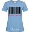 Women's T-shirt Made in Ukraine sky-blue фото