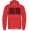 Men`s hoodie Made in Ukraine bright-red фото