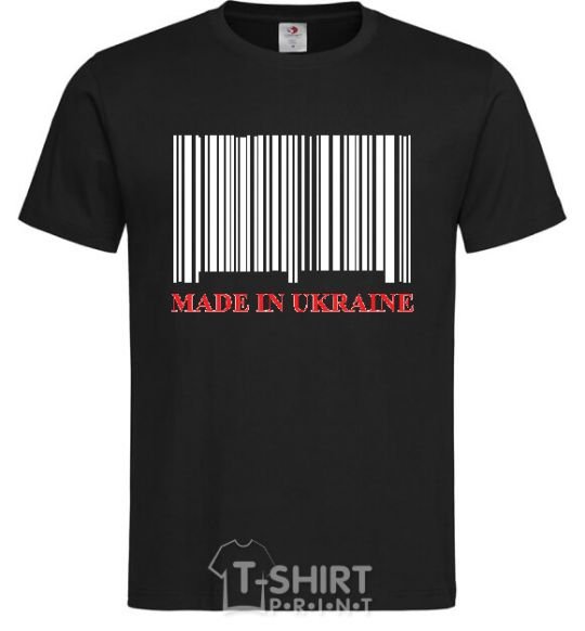 Мужская футболка Made in Ukraine Черный фото