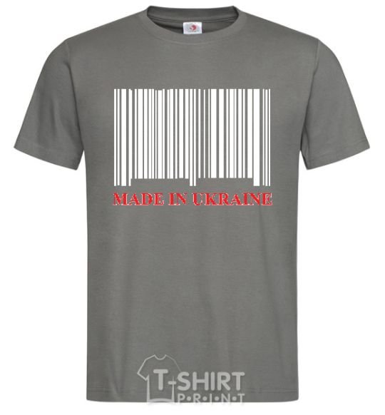 Men's T-Shirt Made in Ukraine dark-grey фото