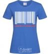 Women's T-shirt Made in Ukraine royal-blue фото