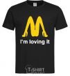 Men's T-Shirt I'M LOVING IT black фото