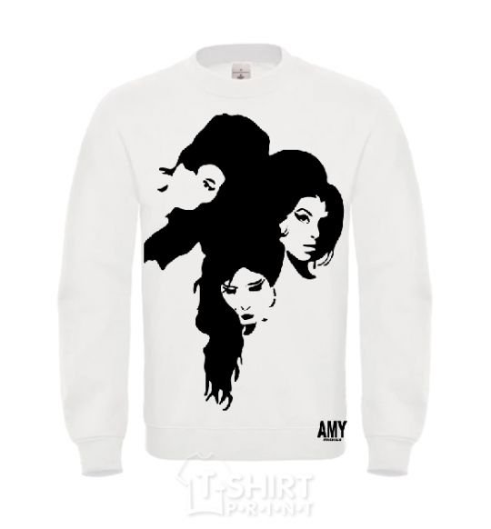 Sweatshirt AMY WINEHOUSE PORTRAIT White фото