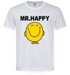 Men's T-Shirt MR.HAPPY White фото