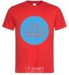 Men's T-Shirt I'll never give up rock..... red фото