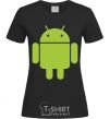 Women's T-shirt ANDROID black фото