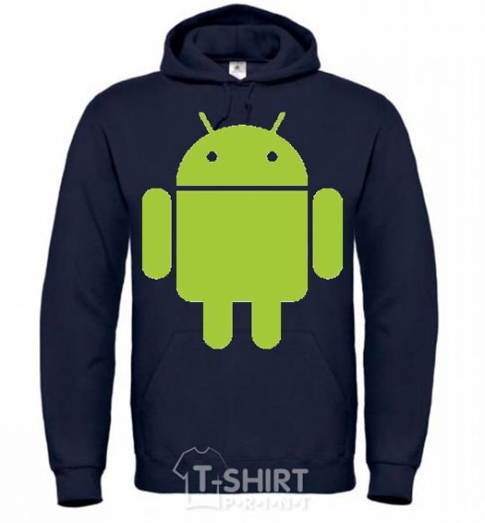 Men`s hoodie ANDROID navy-blue фото