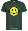 Men's T-Shirt HEADPHONES SMILE bottle-green фото