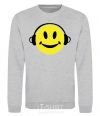 Sweatshirt HEADPHONES SMILE sport-grey фото