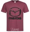 Men's T-Shirt MAZDA burgundy фото