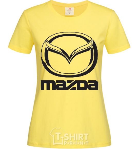 Women's T-shirt MAZDA cornsilk фото