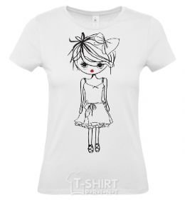 Women's T-shirt SWEET GIRL White фото