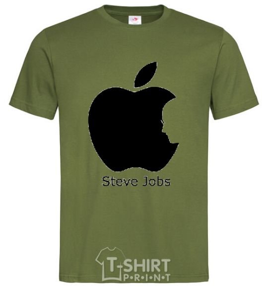 Men's T-Shirt STEVE JOBS millennial-khaki фото