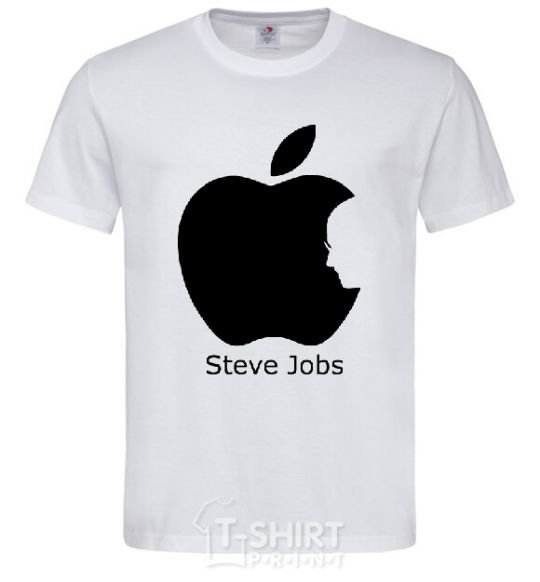Men's T-Shirt STEVE JOBS White фото