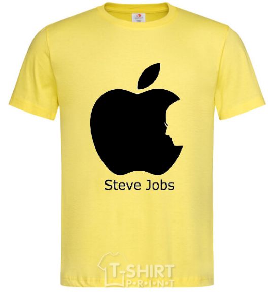 Men's T-Shirt STEVE JOBS cornsilk фото