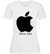 Women's T-shirt STEVE JOBS White фото