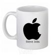 Ceramic mug STEVE JOBS White фото