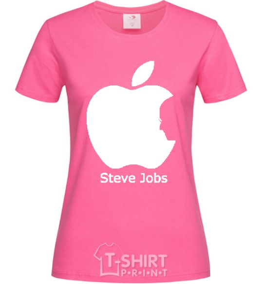 Women's T-shirt STEVE JOBS heliconia фото