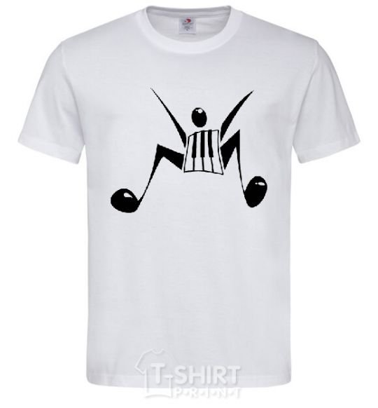Men's T-Shirt MUSICMAN White фото