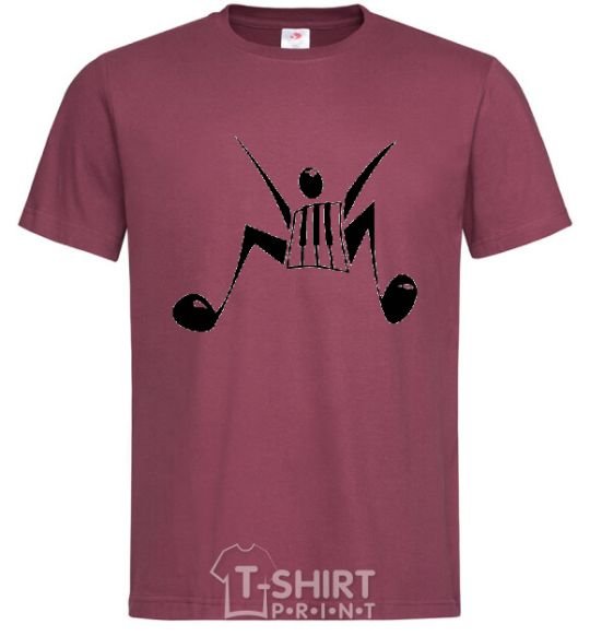 Men's T-Shirt MUSICMAN burgundy фото