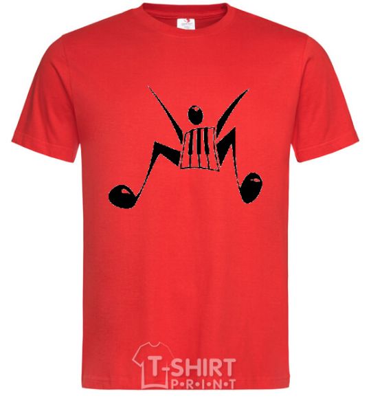 Men's T-Shirt MUSICMAN red фото