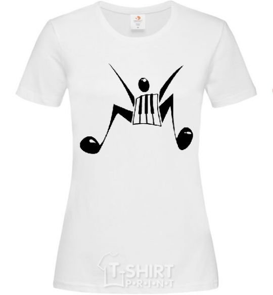 Women's T-shirt MUSICMAN White фото