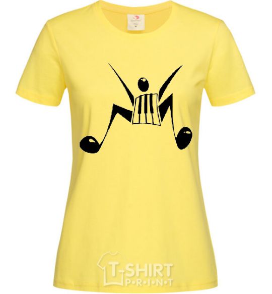 Women's T-shirt MUSICMAN cornsilk фото