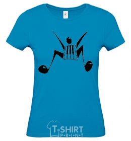 Women's T-shirt MUSICMAN sky-blue фото
