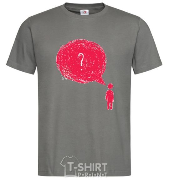 Men's T-Shirt Нет мыслей? dark-grey фото