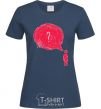 Women's T-shirt Нет мыслей? navy-blue фото