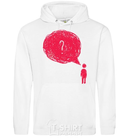 Men`s hoodie Нет мыслей? White фото