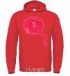 Men`s hoodie Нет мыслей? bright-red фото