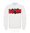 Sweatshirt BATMAN bat lettering White фото