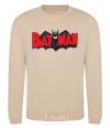 Sweatshirt BATMAN bat lettering sand фото