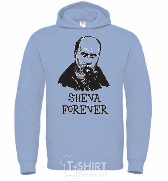 Men`s hoodie Sheva forever sky-blue фото