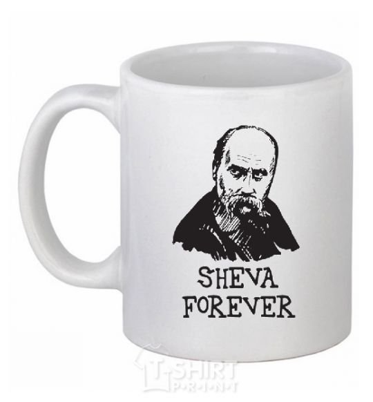 Ceramic mug Sheva forever White фото