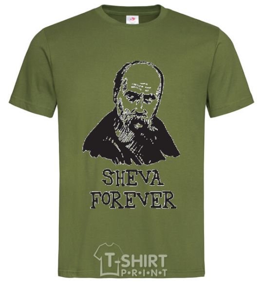 Мужская футболка Sheva forever Оливковый фото