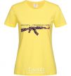 Women's T-shirt BEAUTY IS A TERRIBLE FORCE cornsilk фото