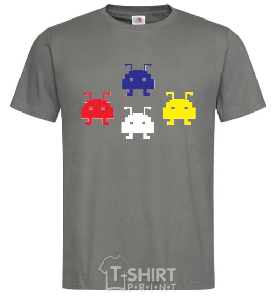 Men's T-Shirt 8BIT GAME dark-grey фото