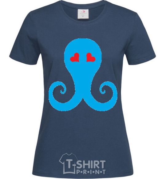 Women's T-shirt SPRUT navy-blue фото