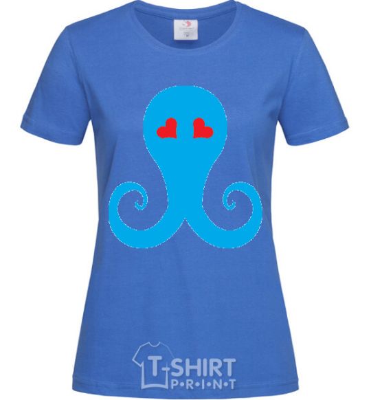 Women's T-shirt SPRUT royal-blue фото