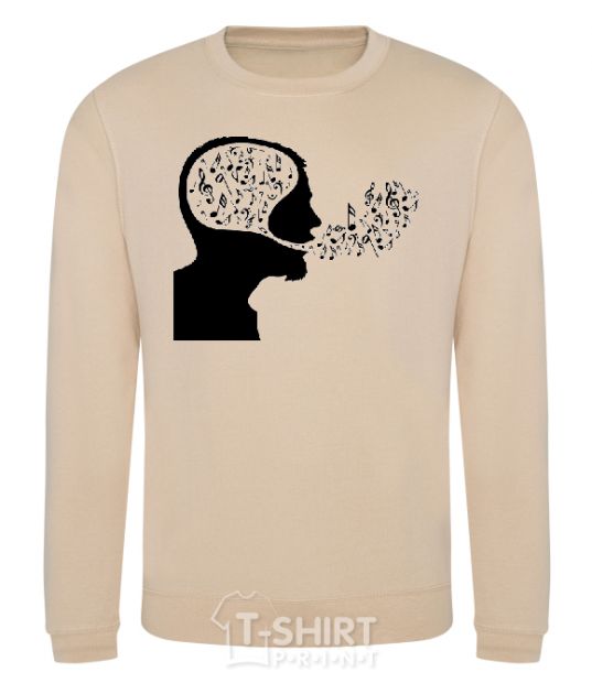 Sweatshirt MM notes sand фото