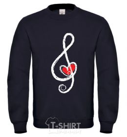 Sweatshirt TREBLE CLEF black фото