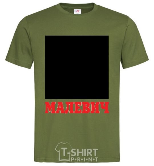 Men's T-Shirt MALEVICH millennial-khaki фото